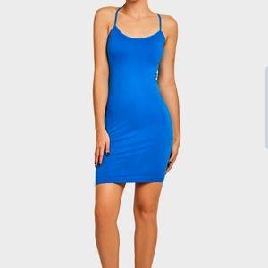 Sofra Blue Camisole Dress